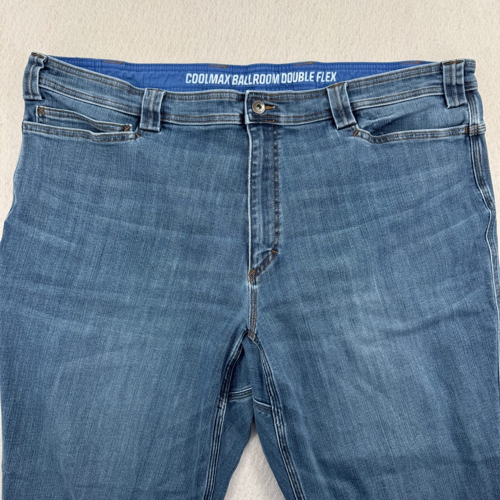 Duluth Trading Co Coolmax Ballroom Double Flex Jeans Mens 46x30 (46x25 Hemmed)